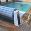 Volet piscine automatique solaire hors sol ASTRALPOOL BELLASUN